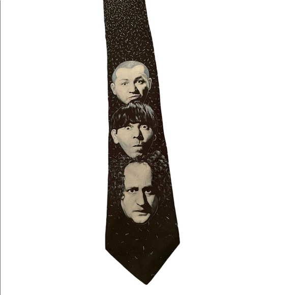 Ralph Marlin Other - Ralph Marlin, “Larry Moe & Curly”, The Three Stooges Men’s Necktie
